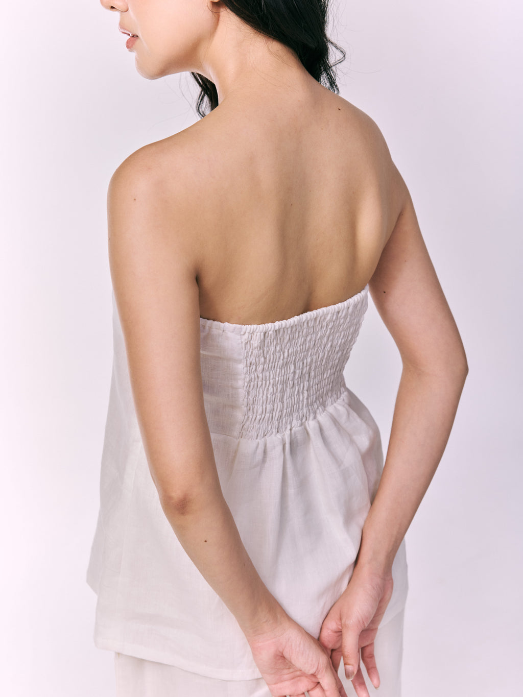 NIAP Bare Linen Top White