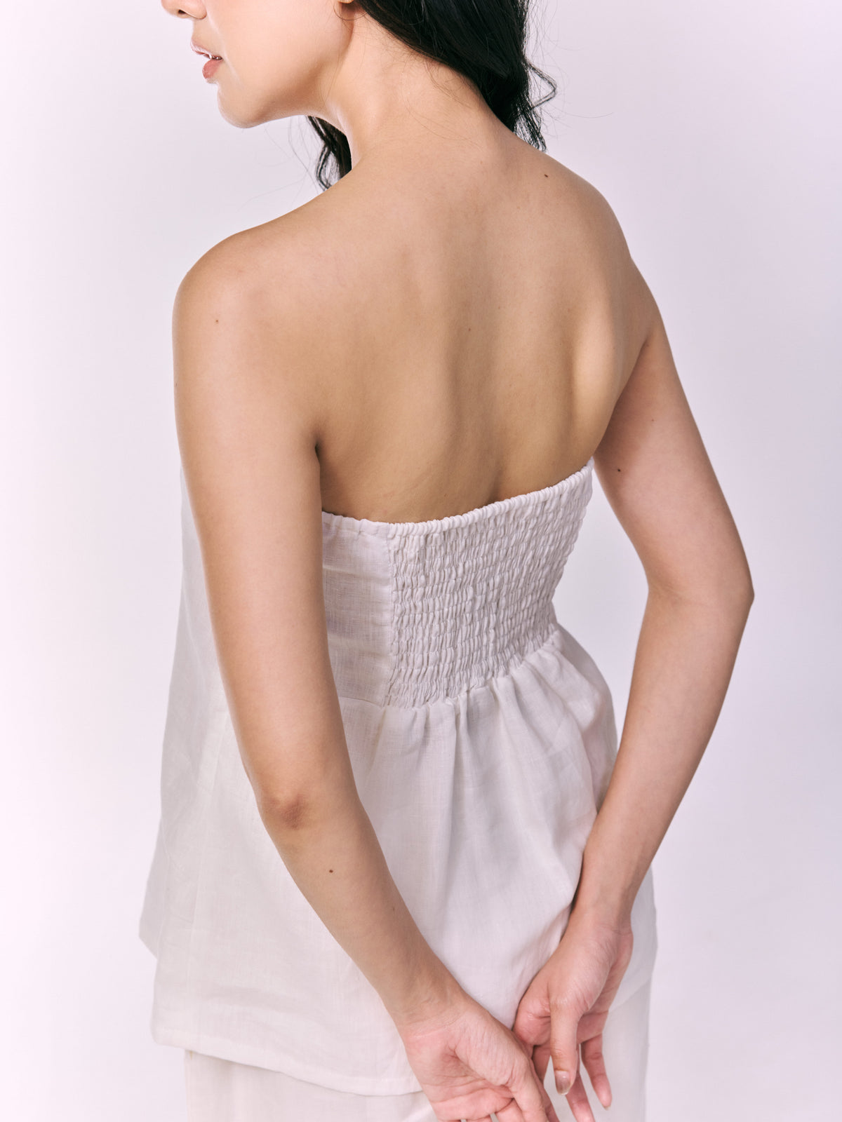 NIAP Bare Linen Top White