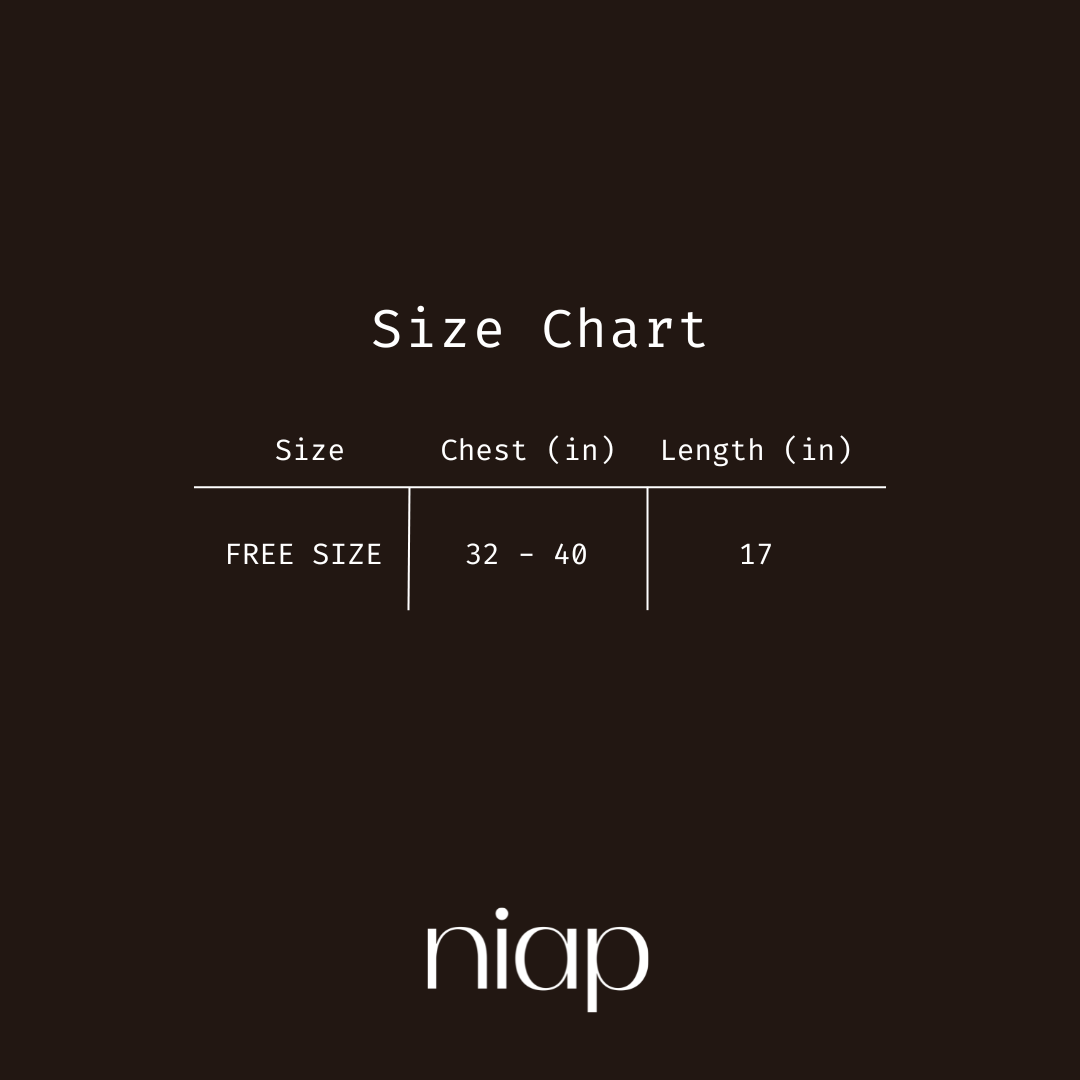 NIAP Off-Shoulder Cotton Brown Top